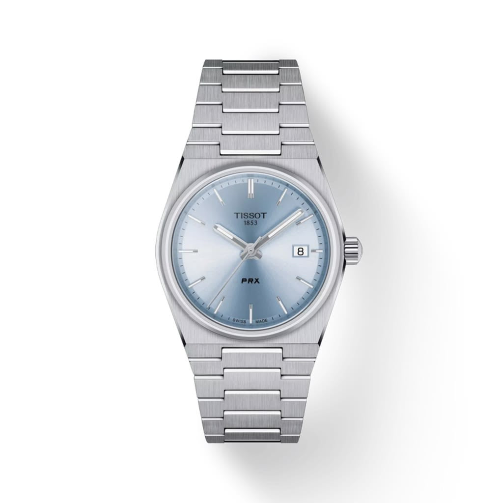 Tissot PRX Ice Blue Stainless Steel Watch