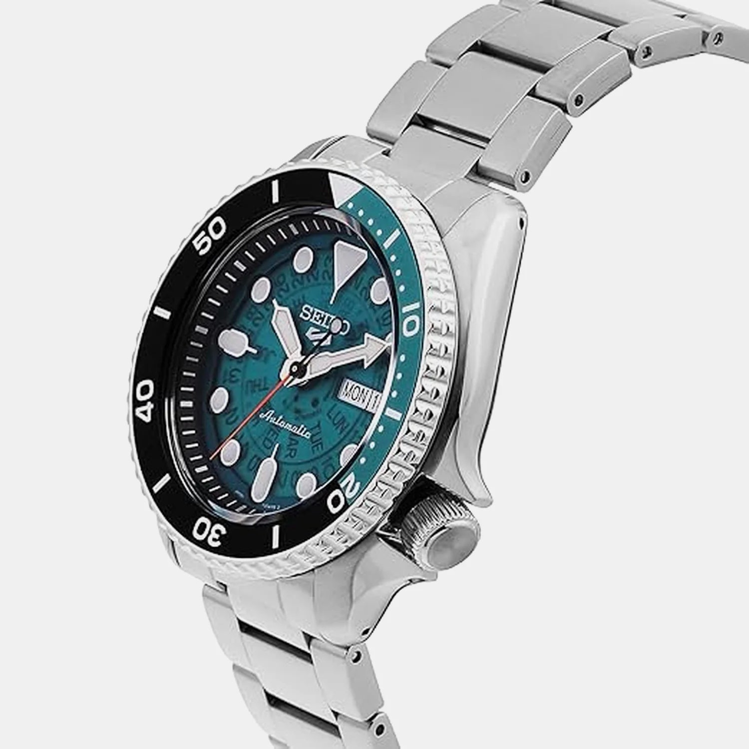 SEIKO 5 Sports Men Automatic Blue Dial Analog Stainless Steel