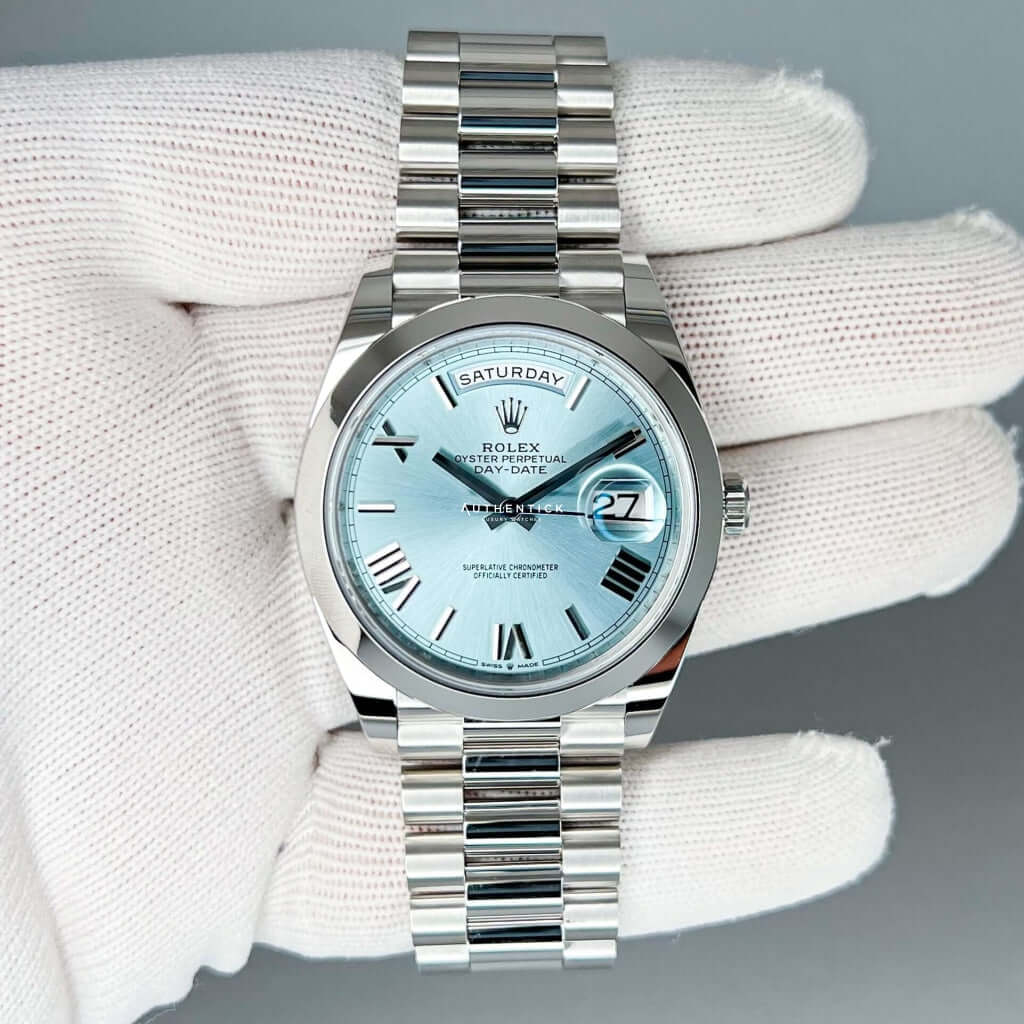 Rolex  Frost Blue Presidential Day-Date