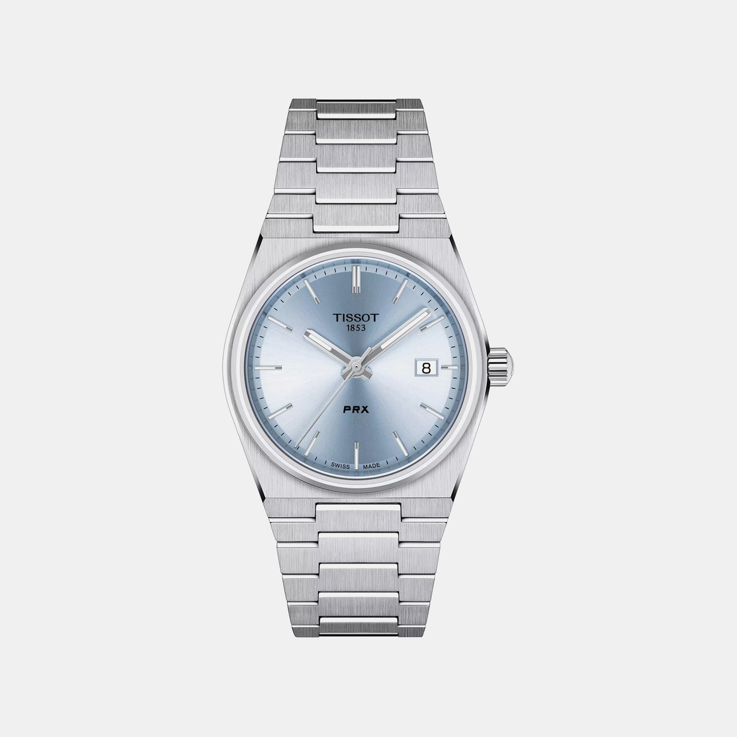Tissot PRX Ice Blue Stainless Steel Watch