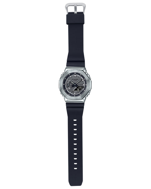 Casio G-Shock GM-2100-1A “CasiOak” – Silver Metal Edition