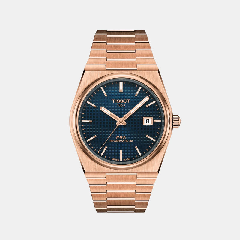 TISSOT PRX Men Automatic Blue Dial Analog Stainless Steel Watch