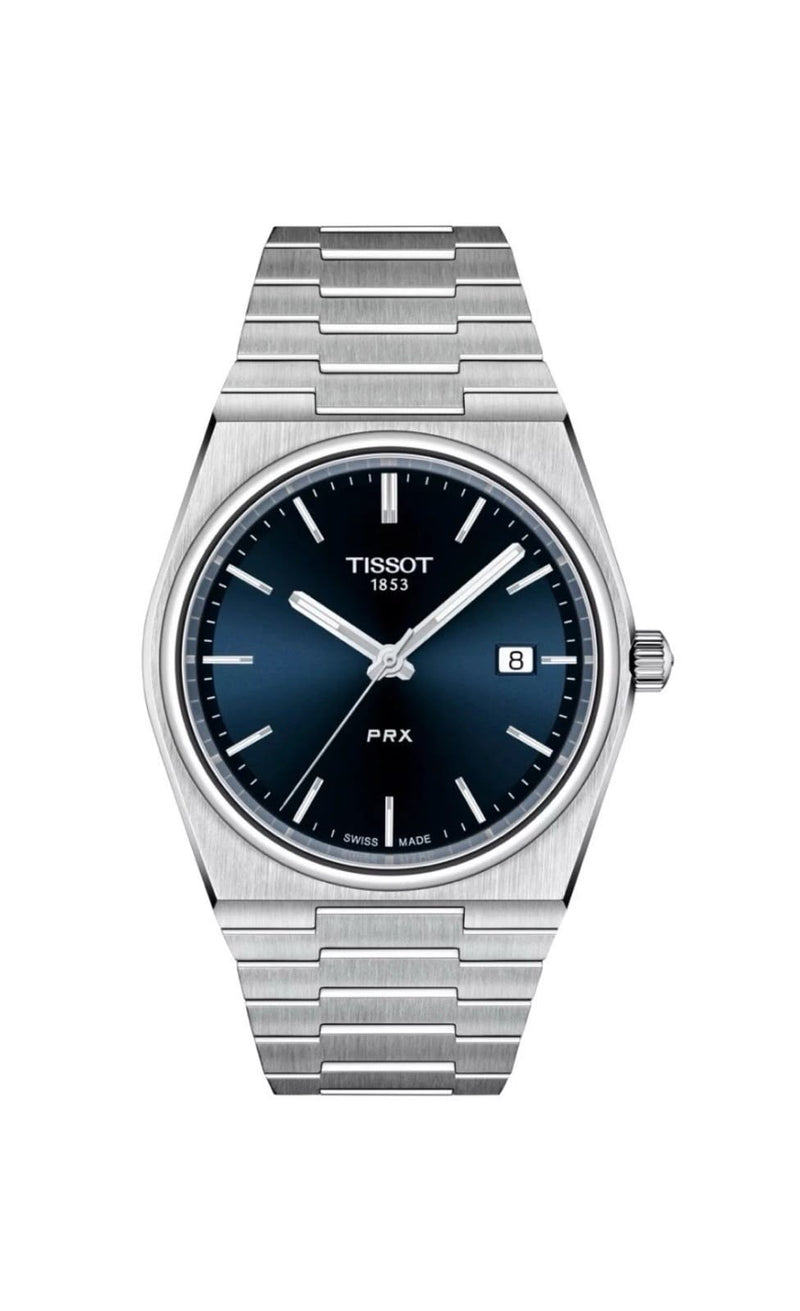 Tissot PRX Navy Blue Dial Stainless Steel Watch